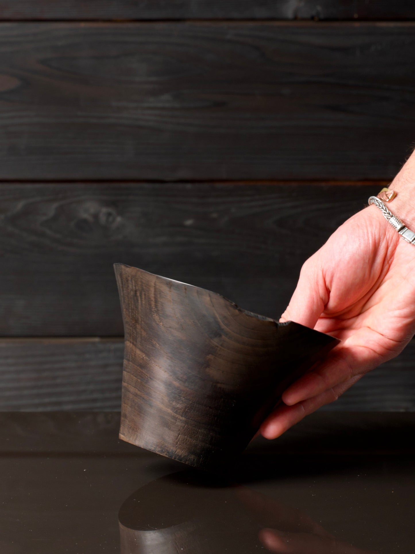 Vase façon Yakisugi | Érable norvégien BWA by Lu