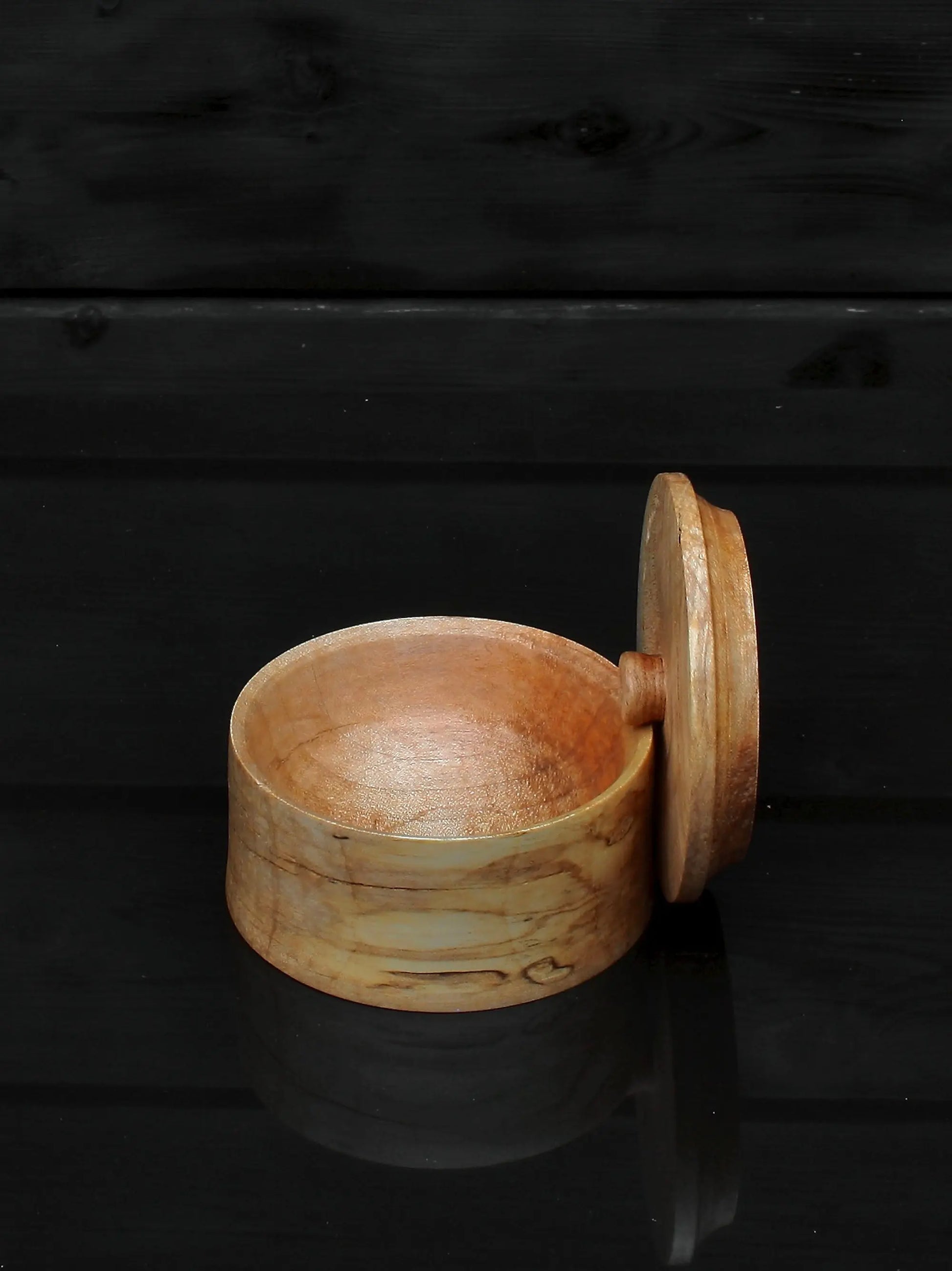 Petit pot et son couvercle - Érable argenté - BWA by Lu