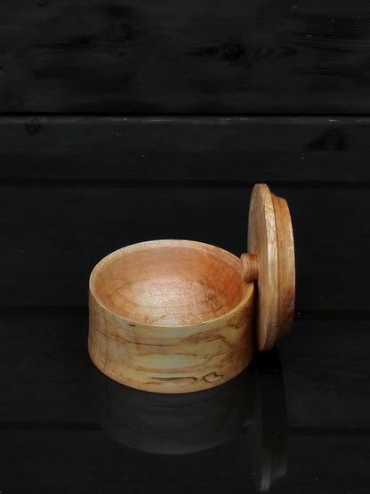 Petit pot et son couvercle - Érable argenté - BWA by Lu