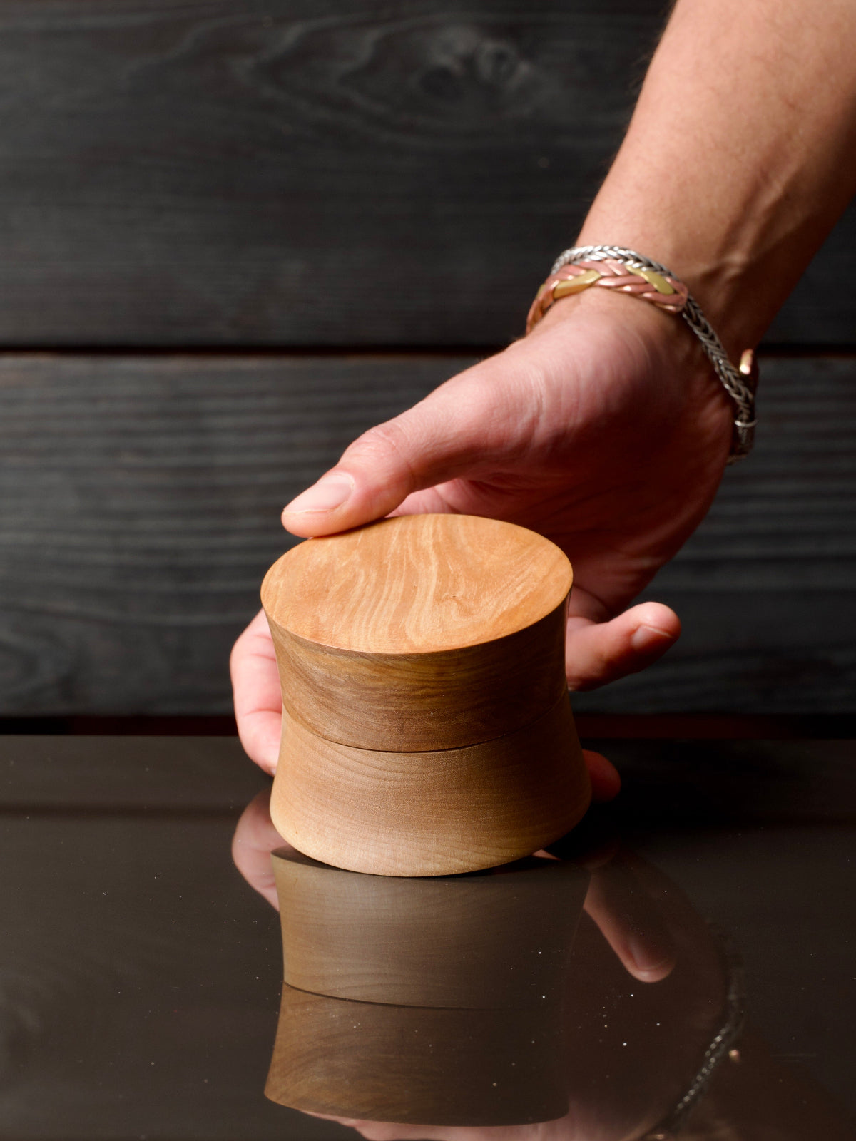 Pot et son couvercle - Merisier BWA by Lu