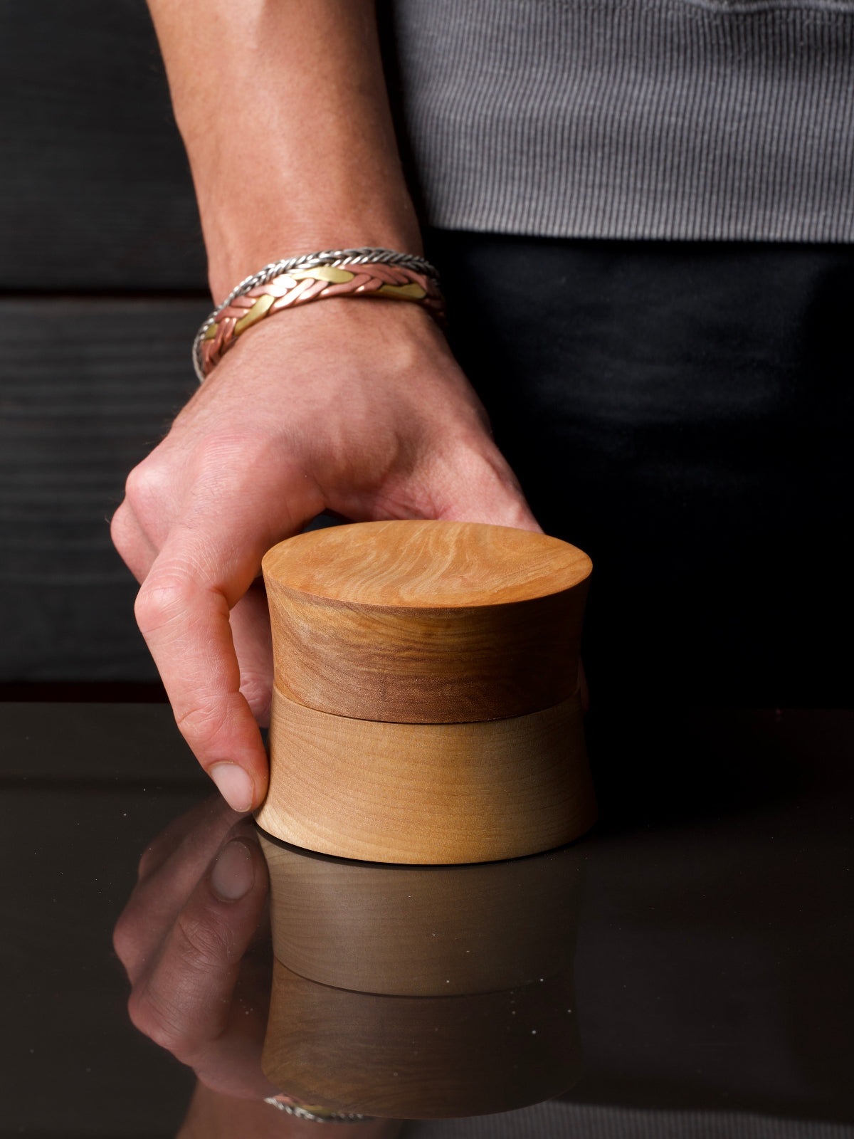 Pot et son couvercle - Merisier BWA by Lu
